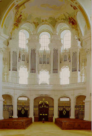 Abteikirche Neresheim: das Innere